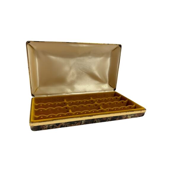 1960s MELE Jewelry Case Travel Box Clamshell - Picture 14 of 14